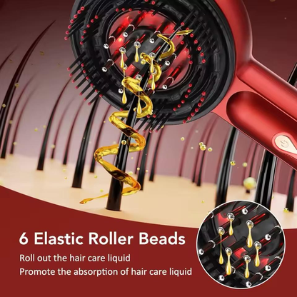 Red Light Therapy Scalp Massager & Oil Applicator
